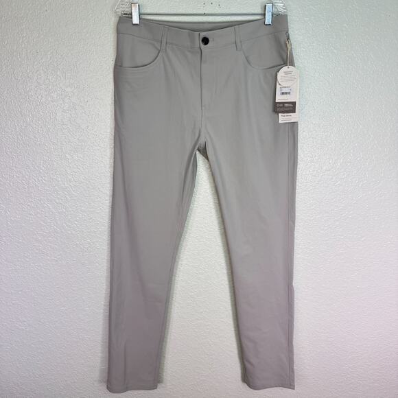Vuori Meta Pant Mens 32 Performance Workwear Travel Athletic Slim Vapor NEW - Picture 1 of 11